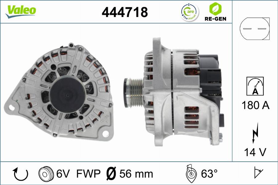 Valeo 444718 - Ģenerators autodraugiem.lv