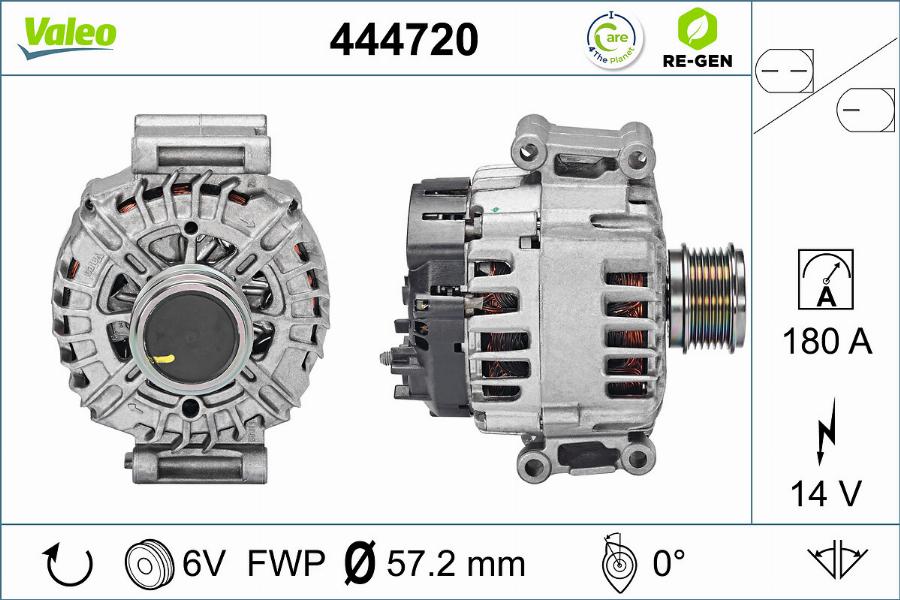 Valeo 444720 - Ģenerators autodraugiem.lv