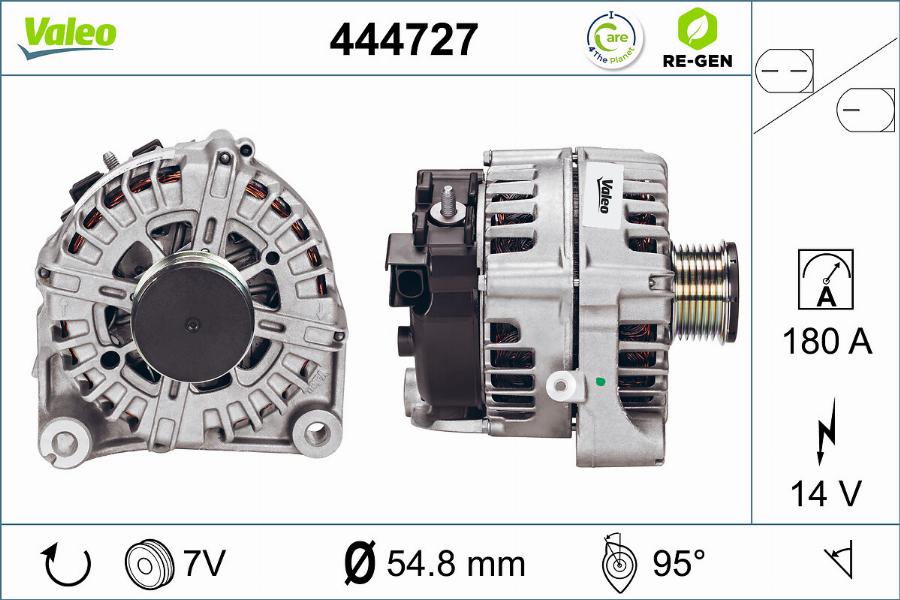 Valeo 444727 - Ģenerators autodraugiem.lv