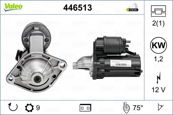 Valeo 446513 - Starteris autodraugiem.lv