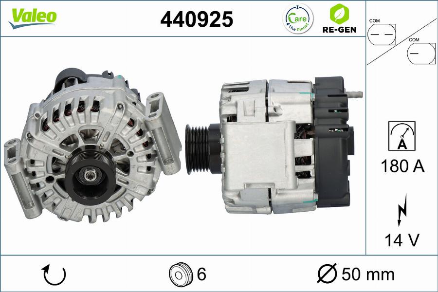 Valeo 440925 - Ģenerators autodraugiem.lv