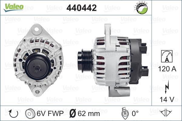 Valeo 440442 - Ģenerators autodraugiem.lv