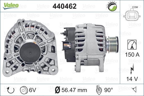 Valeo 440462 - Ģenerators autodraugiem.lv
