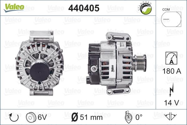 Valeo 440405 - Ģenerators autodraugiem.lv