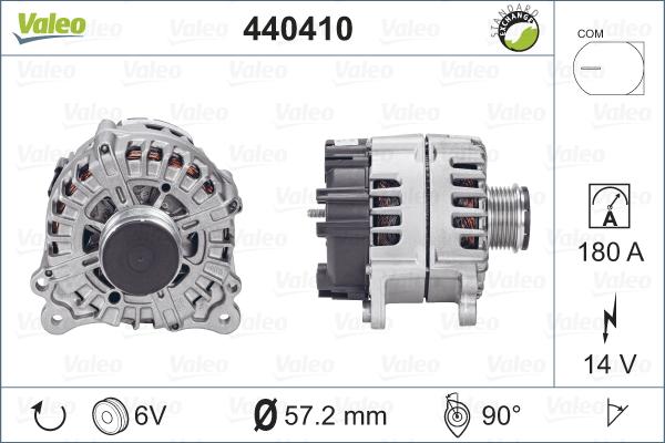 Valeo 440410 - Ģenerators autodraugiem.lv