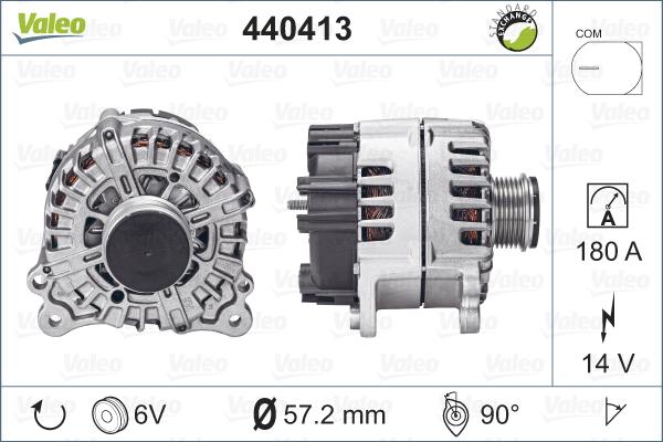 Valeo 440413 - Ģenerators autodraugiem.lv