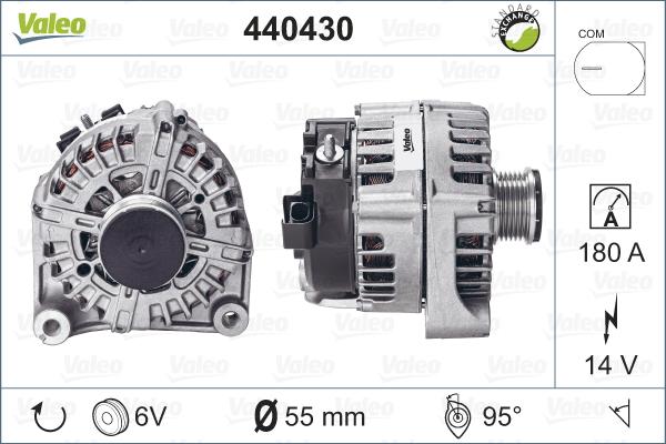 Valeo 440430 - Ģenerators autodraugiem.lv