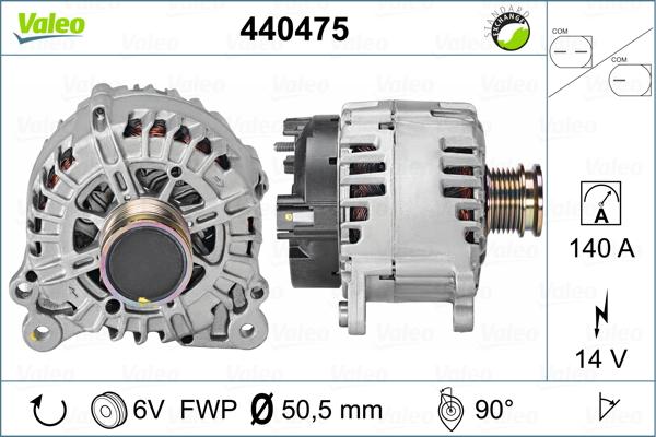 Valeo 440475 - Ģenerators autodraugiem.lv