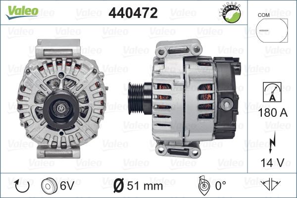 Valeo 440472 - Ģenerators autodraugiem.lv