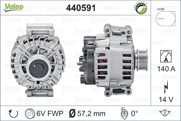 Valeo 440591 - Ģenerators autodraugiem.lv
