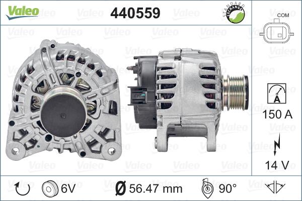 Valeo 440559 - Ģenerators autodraugiem.lv