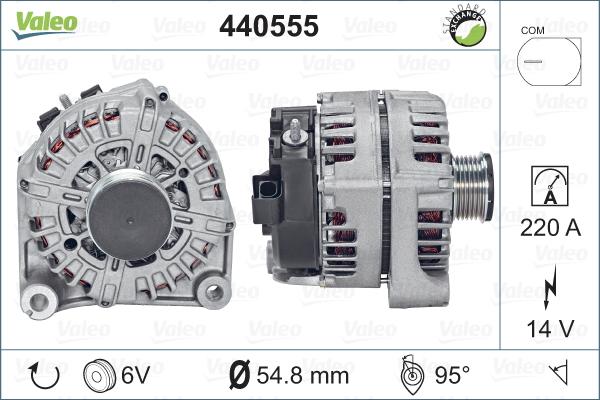 Valeo 440555 - Ģenerators autodraugiem.lv
