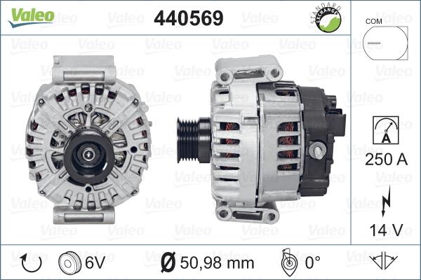 Valeo 440569 - Ģenerators autodraugiem.lv