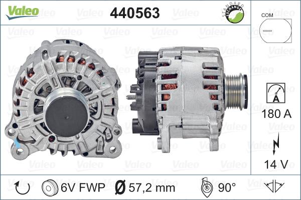 Valeo 440563 - Ģenerators autodraugiem.lv