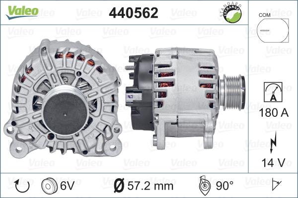 Valeo 440562 - Ģenerators autodraugiem.lv