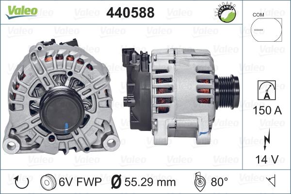 Valeo 440588 - Ģenerators autodraugiem.lv