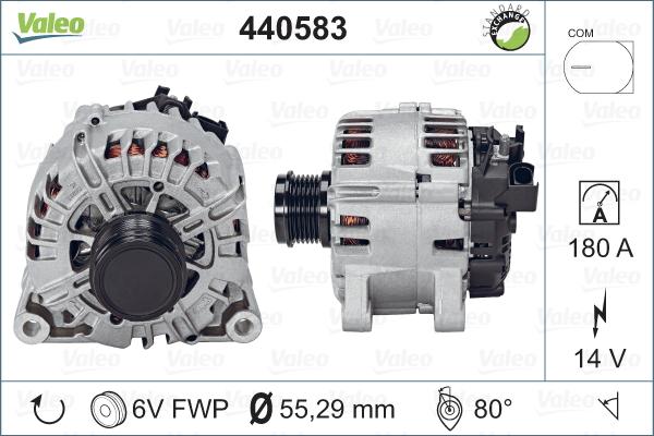 Valeo 440583 - Ģenerators autodraugiem.lv