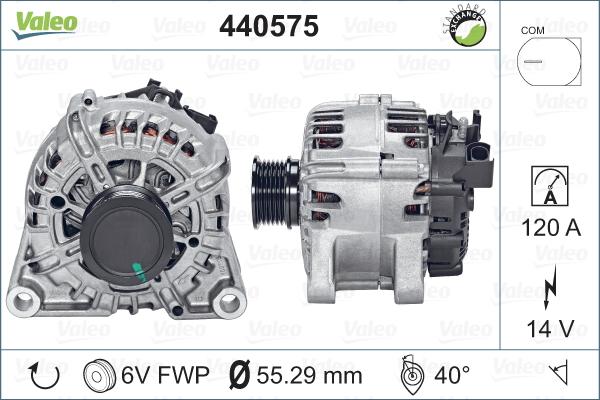 Valeo 440575 - Ģenerators autodraugiem.lv