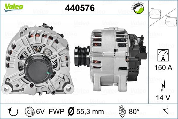 Valeo 440576 - Ģenerators autodraugiem.lv
