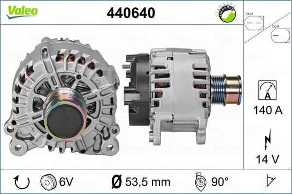 Valeo 440640 - Ģenerators autodraugiem.lv