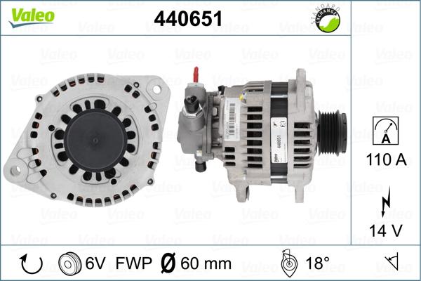 Valeo 440651 - Ģenerators autodraugiem.lv