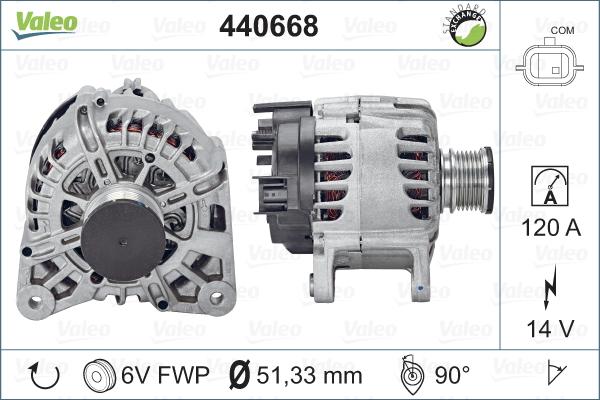 Valeo 440668 - Ģenerators autodraugiem.lv