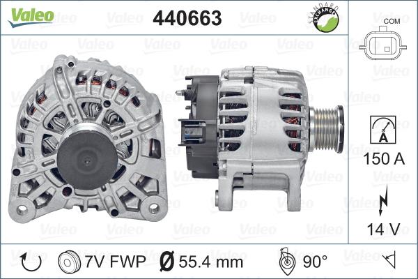 Valeo 440663 - Ģenerators autodraugiem.lv