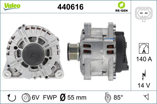 Valeo 440616 - Ģenerators autodraugiem.lv