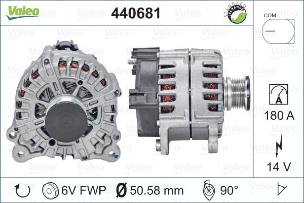 Valeo 440681 - Ģenerators autodraugiem.lv