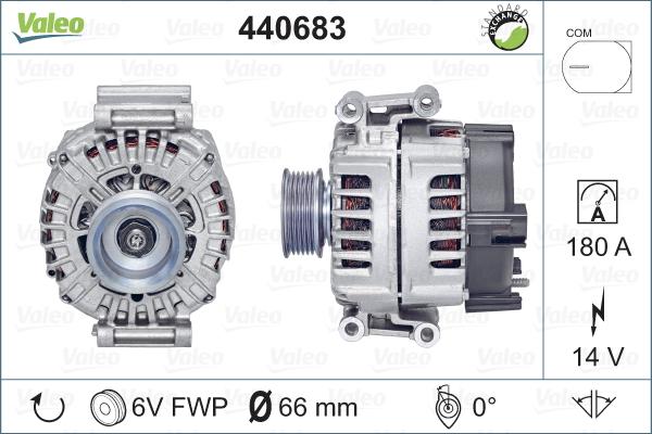 Valeo 440683 - Ģenerators autodraugiem.lv