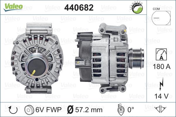 Valeo 440682 - Ģenerators autodraugiem.lv