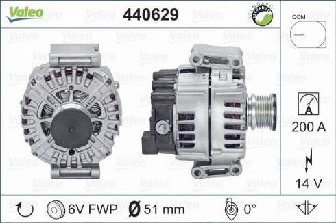 Valeo 440629 - Ģenerators autodraugiem.lv