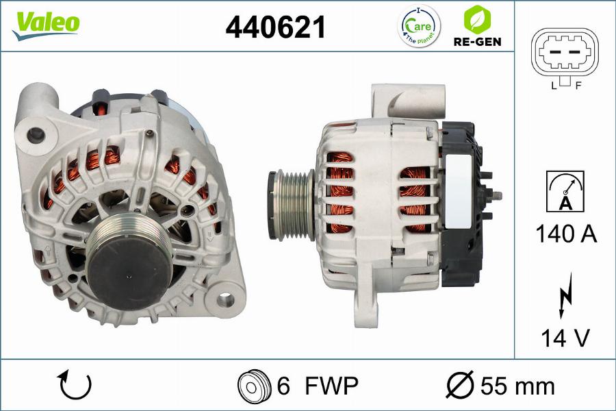 Valeo 440621 - Ģenerators autodraugiem.lv