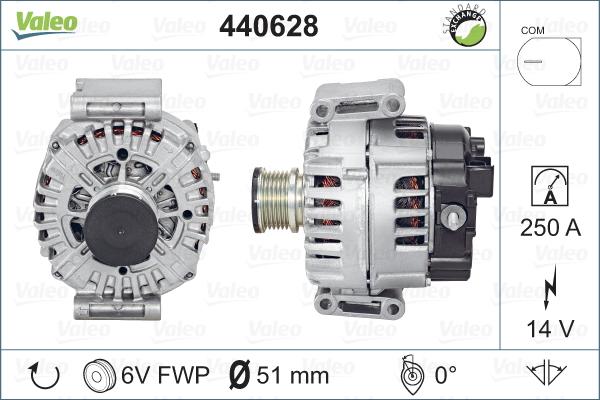 Valeo 440628 - Ģenerators autodraugiem.lv