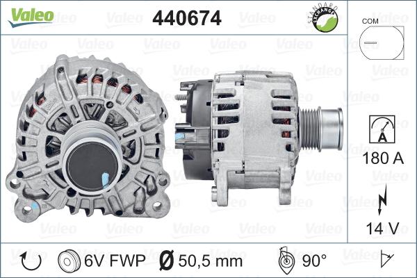 Valeo 440674 - Ģenerators autodraugiem.lv