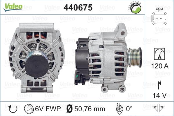 Valeo 440675 - Ģenerators autodraugiem.lv