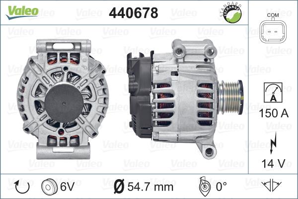 Valeo 440678 - Ģenerators autodraugiem.lv