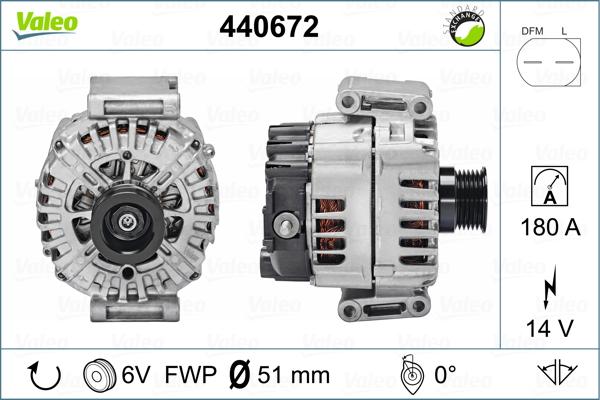Valeo 440672 - Ģenerators autodraugiem.lv