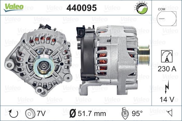 Valeo 440095 - Ģenerators autodraugiem.lv