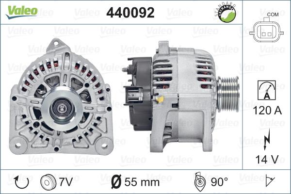 Valeo 440092 - Ģenerators autodraugiem.lv