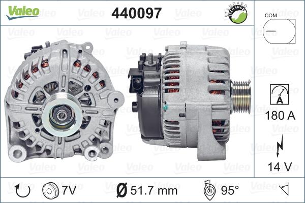Valeo 440097 - Ģenerators autodraugiem.lv