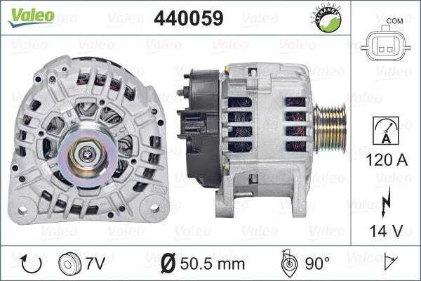 Valeo 440059 - Ģenerators autodraugiem.lv