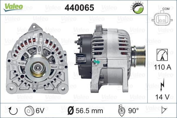 Valeo 440065 - Ģenerators autodraugiem.lv