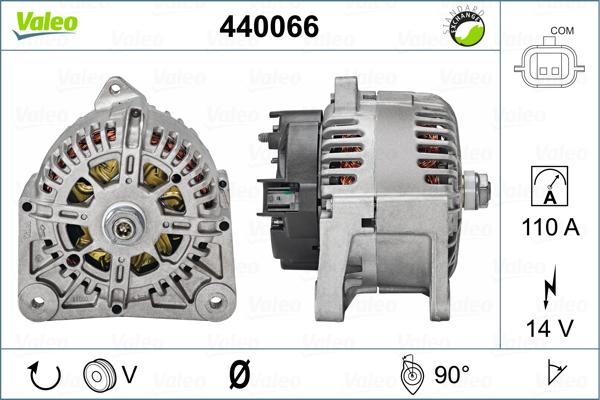 Valeo 440066 - Ģenerators autodraugiem.lv