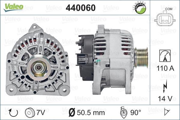 Valeo 440060 - Ģenerators autodraugiem.lv