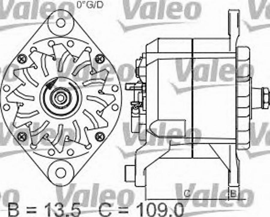 Valeo 440013 - Ģenerators autodraugiem.lv