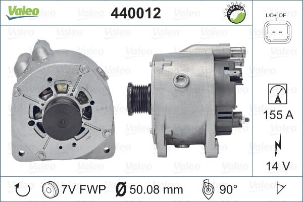 Valeo 440012 - Ģenerators autodraugiem.lv