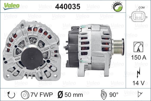 Valeo 440035 - Ģenerators autodraugiem.lv