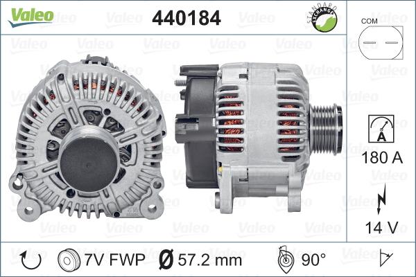 Valeo 440184 - Ģenerators autodraugiem.lv