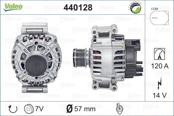 Valeo 440128 - Ģenerators autodraugiem.lv